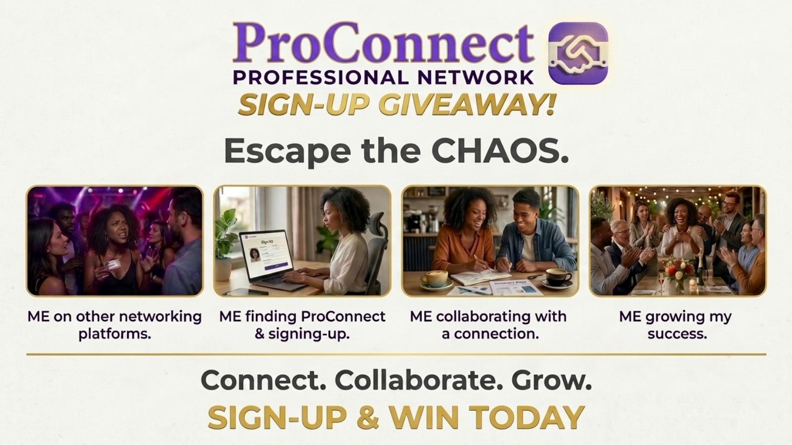 ProConnect Sign-up & Giveaway event banner